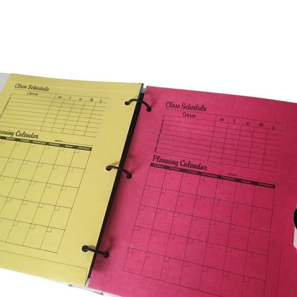 Vintage Mead Data Center Binder 29020 90s Y2K Red White Black - Picture 12 of 12